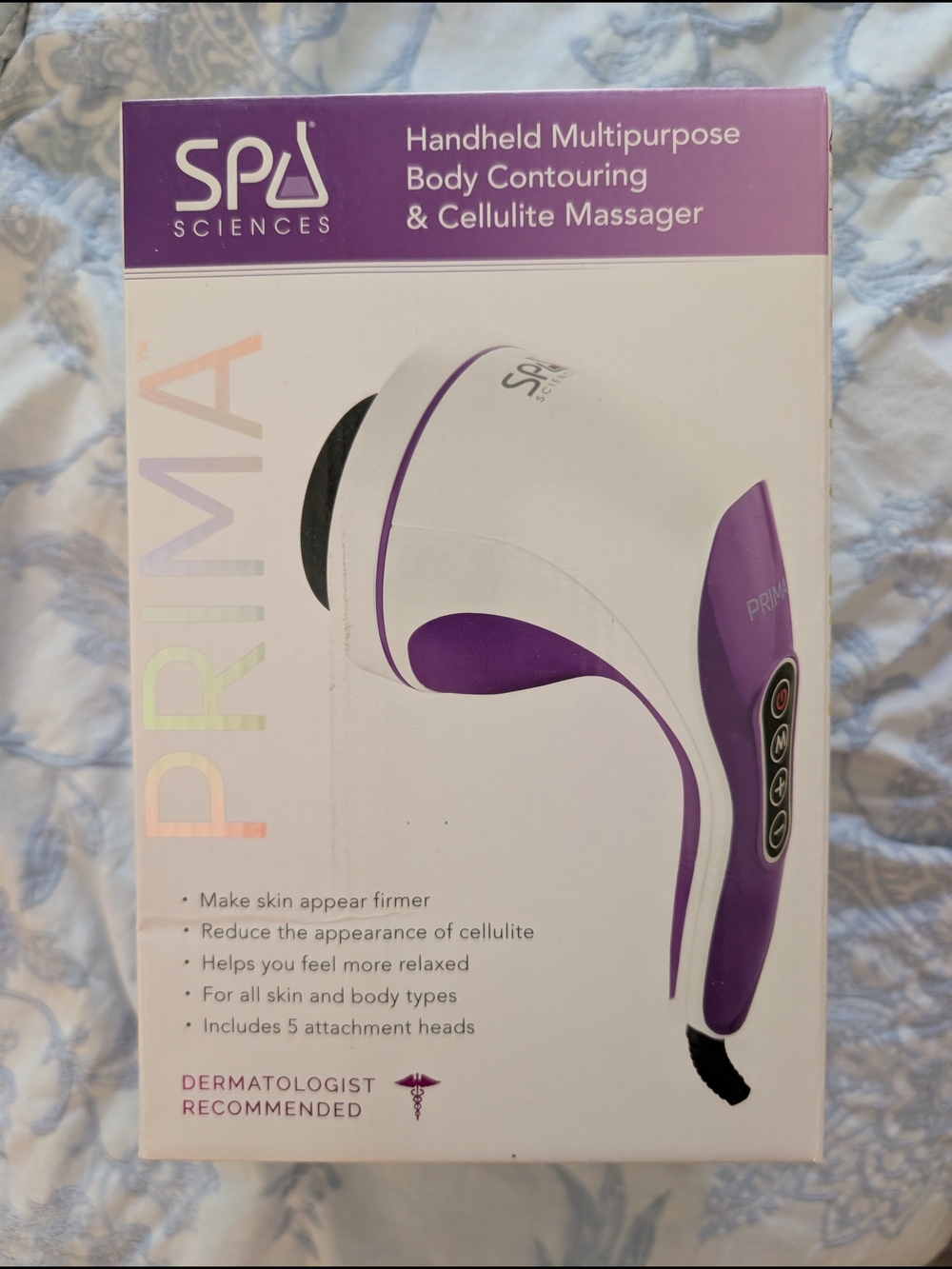 NWT Prima Handheld Body Contouring Massager - Purple